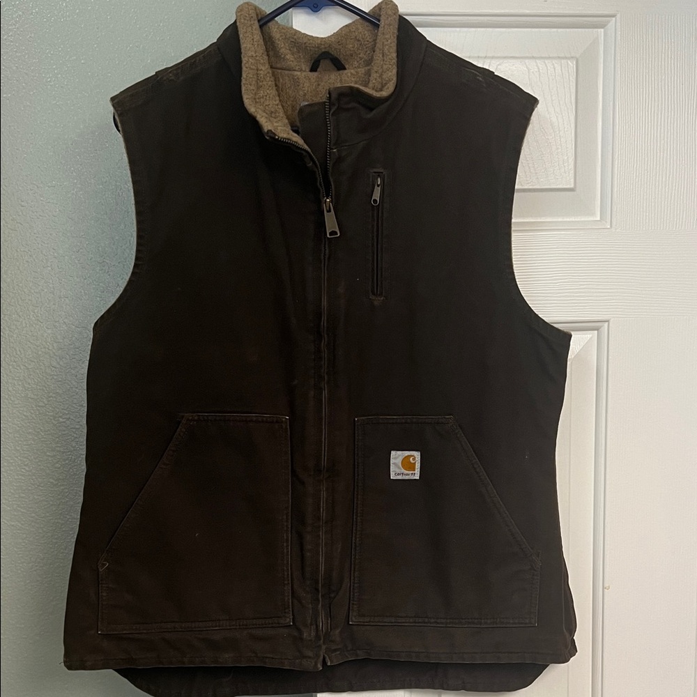 Carhartt Dark Brown Work Vest